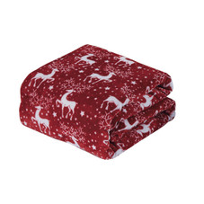 Noble House Soft Fleece Winter Holiday Throw Blanket product image