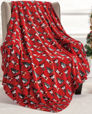 Noble House Soft Fleece Winter Holiday Throw Blanket product image