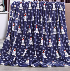 Noble House Soft Fleece Winter Holiday Throw Blanket product image