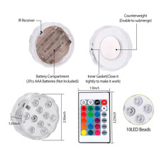 iMounTEK® Waterproof RGB LED Light (4-Pack) product image