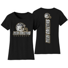 Women's Army Camo Football Crewneck T-Shirt product image