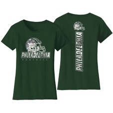 Women's Army Camo Football Crewneck T-Shirt product image