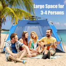 3- to 4-Person Easy Pop-up Beach Tent with UPF 50+ product image