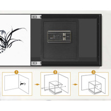 1.25-Cubic-Foot Steel Electronic Safe Box with Keypad & Key product image