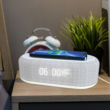 Multi-Function Clock Wireless Charging. 3-in-1 Design product image
