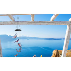 Solarek® Butterfly LED Solar Wind Chime, Color-Changing product image