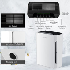 H13 True HEPA Air Purifier with Adjustable Speeds product image
