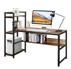 Multifunctional Computer Desk with 4-Tier Storage Shelves product image