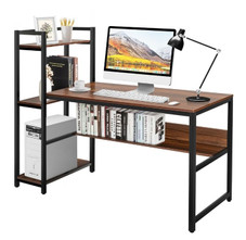 Multifunctional Computer Desk with 4-Tier Storage Shelves product image