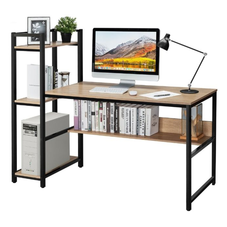Multifunctional Computer Desk with 4-Tier Storage Shelves product image