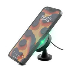 Premier Magnetic Wireless Charger Phone Mount, Black product image