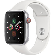 Apple® Watch Series 5, 4G LTE + GPS, 44mm – Silver Aluminum Case product image