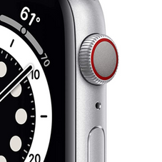 Apple® Watch Series 5, 4G LTE + GPS, 44mm – Silver Aluminum Case product image