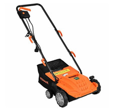 Ironmax 12-Amp Corded 13” Electric Lawn Dethatcher with 40L Collection Bag product image
