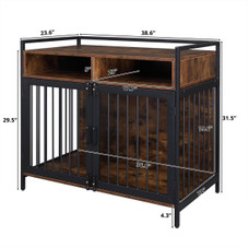 Indoor Heavy-Duty Super Sturdy Dog Cage Kennel with Storage product image