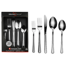 40-Piece Silverware Set with Steak Knives for 8 product image