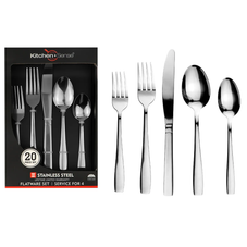 40-Piece Silverware Set with Steak Knives for 8 product image