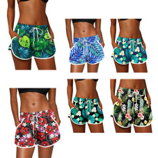 Women's High-Waisted Boardshorts with Pockets (3-Pack) product image