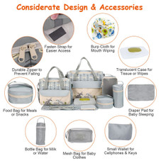 Babyluv™ 11-Piece Diaper Bag Set product image