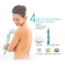 Advanced Facial & Body Cleansing Brush with Extended Handle by Pursonic® product image