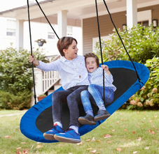 Oval 60-Inch Surfer Saucer Tree Swing product image