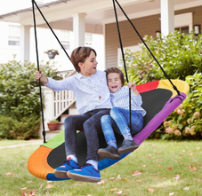 Oval 60-Inch Surfer Saucer Tree Swing product image