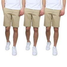 Men's Cotton Stretch Slim Fit Chino Shorts (3-Pack) product image