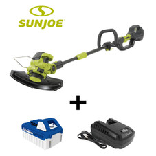 Sun Joe® IONMAX Cordless String Trimmer Kit with Battery & Charger, 24V-ST14 product image
