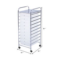 Rolling 10-Drawer Storage Cart product image