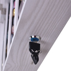 Wall-Mounted Mirror Jewelry Cabinet with Lock product image