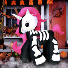 5.5-Foot Inflatable Skeleton Unicorn product image