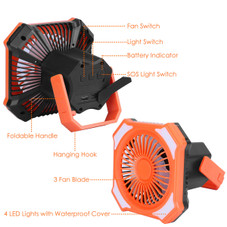 LakeForest® Portable Camping Fan product image