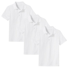 Boys' Short Sleeve School Uniform Pique Polo Shirt (3-Pack)    product image