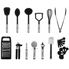 23-Piece Kitchen Utensil Set with Stainless Steel Handles product image