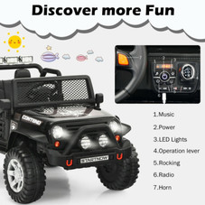 Kids' 12V Ride-on Electric Truck with RC product image