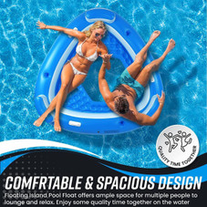 Zone Tech Inflatable Island Pool Float product image