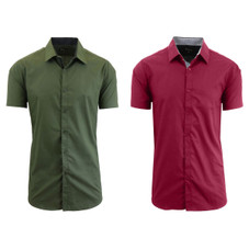 Men's Short Sleeve Dress Shirt (2-Pack) product image