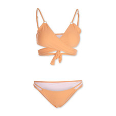 Coral Over-the-Shoulder Wrap Bikini product image