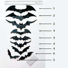 Bats, Ghosts, and Spider Stickers (16-, 19-, or 32-Piece Set) product image