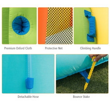 Inflatable Climbing Wall Splash Pool with Water Slide product image