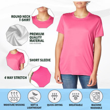 Women's Cool Dri-Fit Moisture-Wicking Short Sleeve T-Shirt (5-Pack) product image