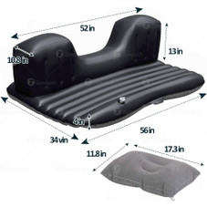 Zone Tech® Inflatable Travel Car Mattress With Pump product image