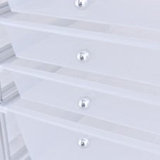 Semi-transparent 12-Drawer Rolling Cart  product image