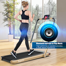 SuperFit™ 2-in-1 2.25HP Under Desk Electric Folding Treadmill with Remote Control product image