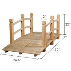  Courtyard Anticorrosive Wood  Bridge for Landscapes product image
