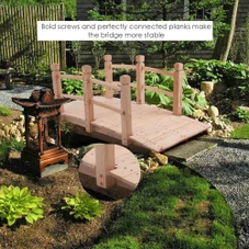  Courtyard Anticorrosive Wood  Bridge for Landscapes product image