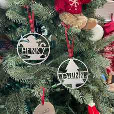 Personalized Waiting for Santa Ornament (3-Pack) product image