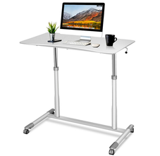 Sit-Stand Rolling Adjustable Height Computer Desk  product image