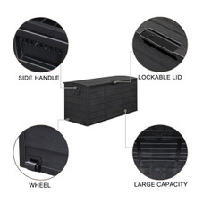75-Gallon Outdoor Plastic Storage Deck Box product image