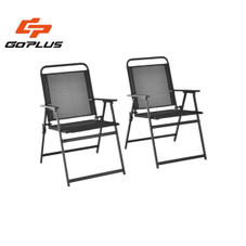 Goplus Heavy-Duty Folding Patio Chairs (Set of 2) product image